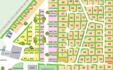 Plattegrond camping